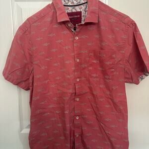 Report Collection Coral Shirt with Shark Pattern